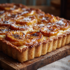 Caramelized Banana Cream Tart Recipe