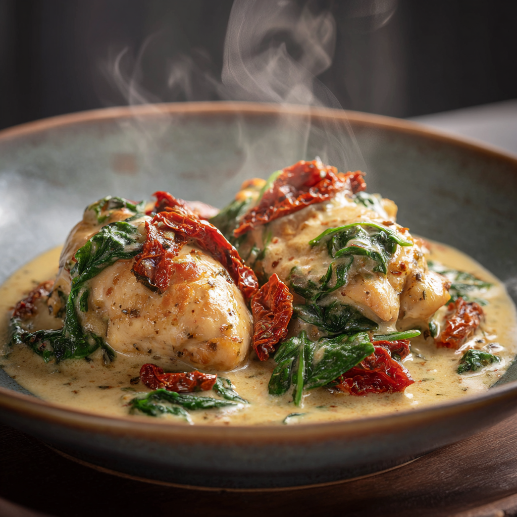 Creamy Tuscan Chicken Recipe - Recipe Image