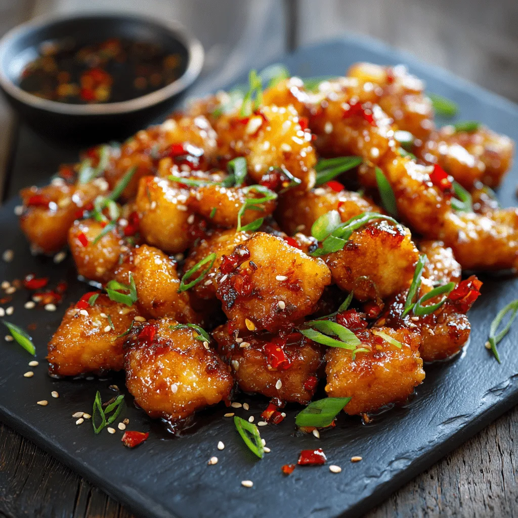 Spicy Honey Garlic Chicken Bites Recipe 2 Spicy Honey Garlic Chicken Bites Recipe - Recipe Image