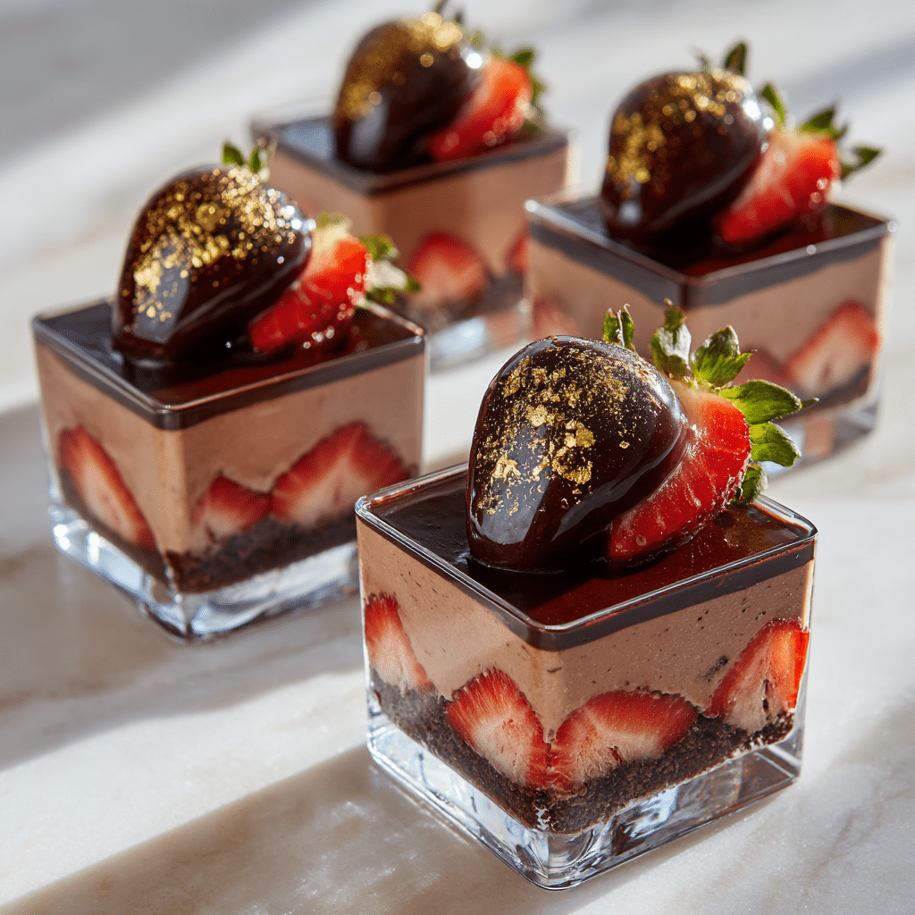Dubai Chocolate Strawberry Cups Recipe - Recipe Image
