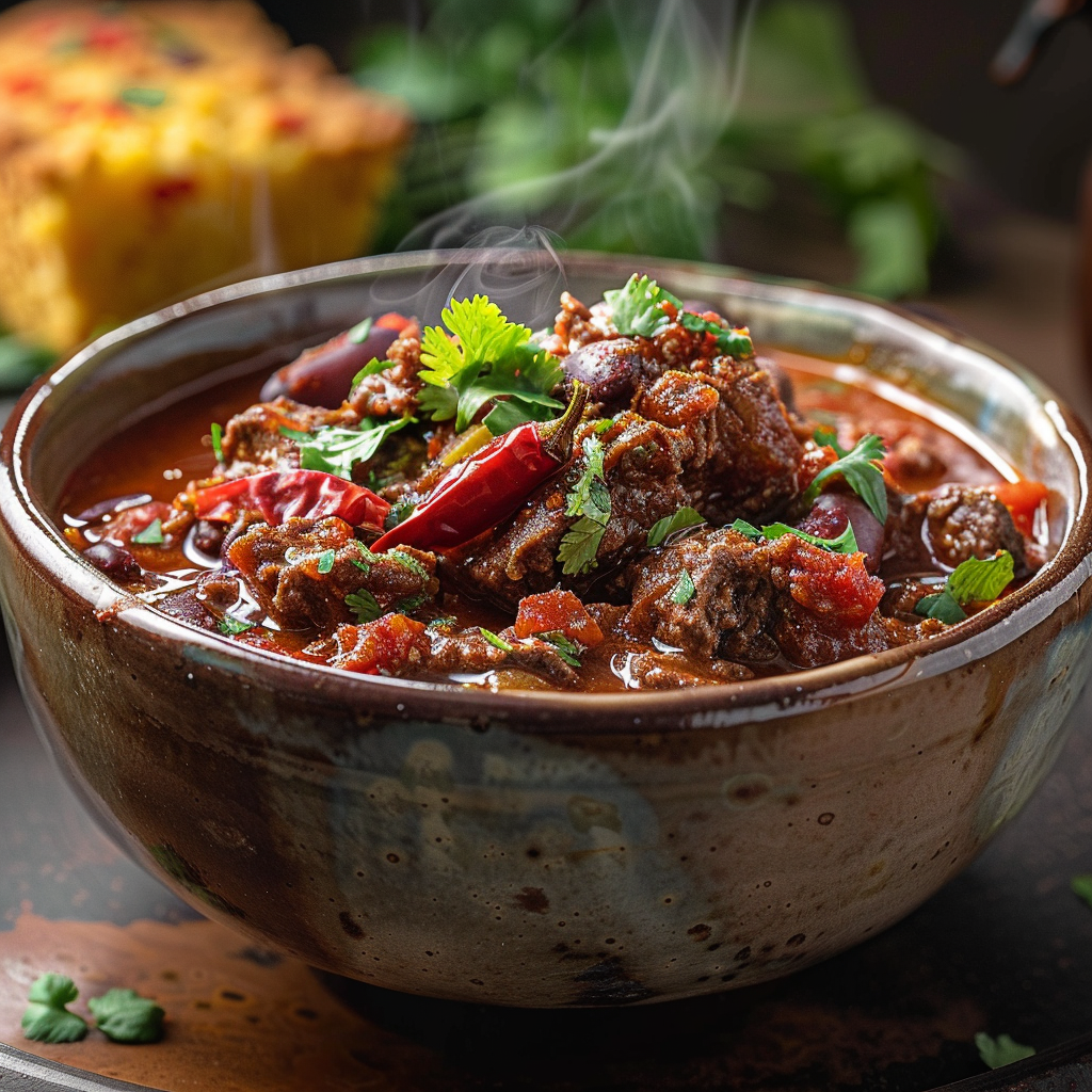 Easy Homemade Braised Beef Chilli Recipe - Recipe Image