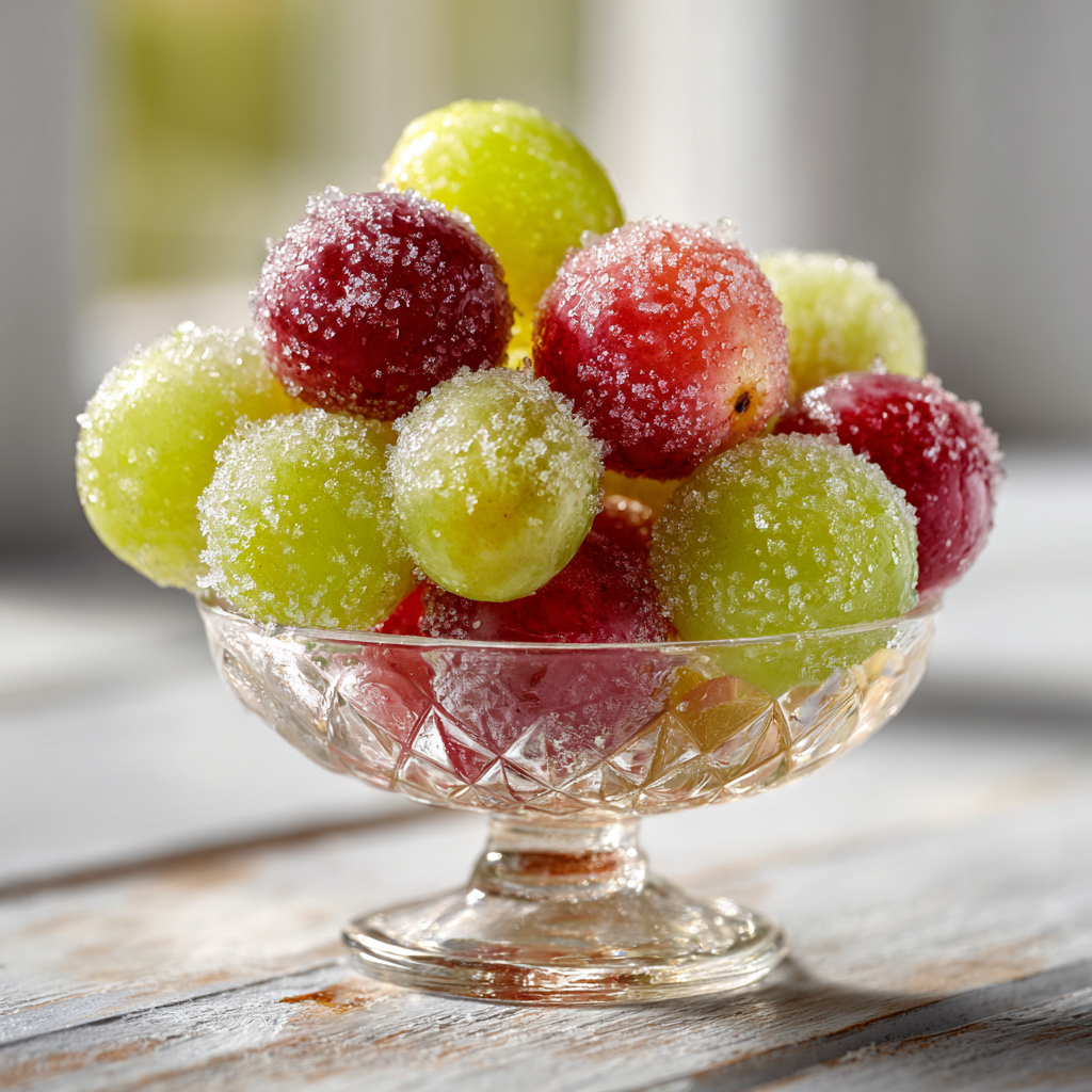 Frozen Sour Candy Grapes Recipe - Recipe Image