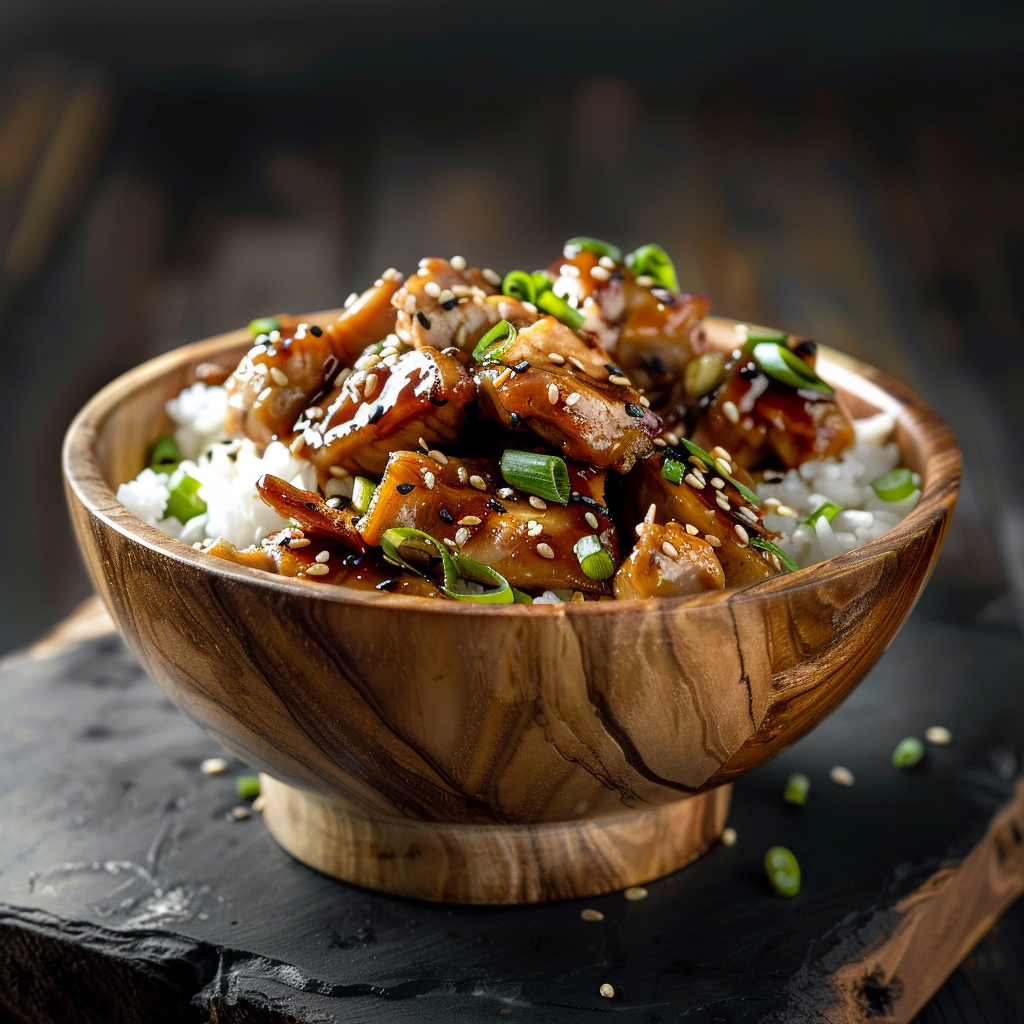 Teriyaki Chicken Rice Bowl Recipe - Recipe Image