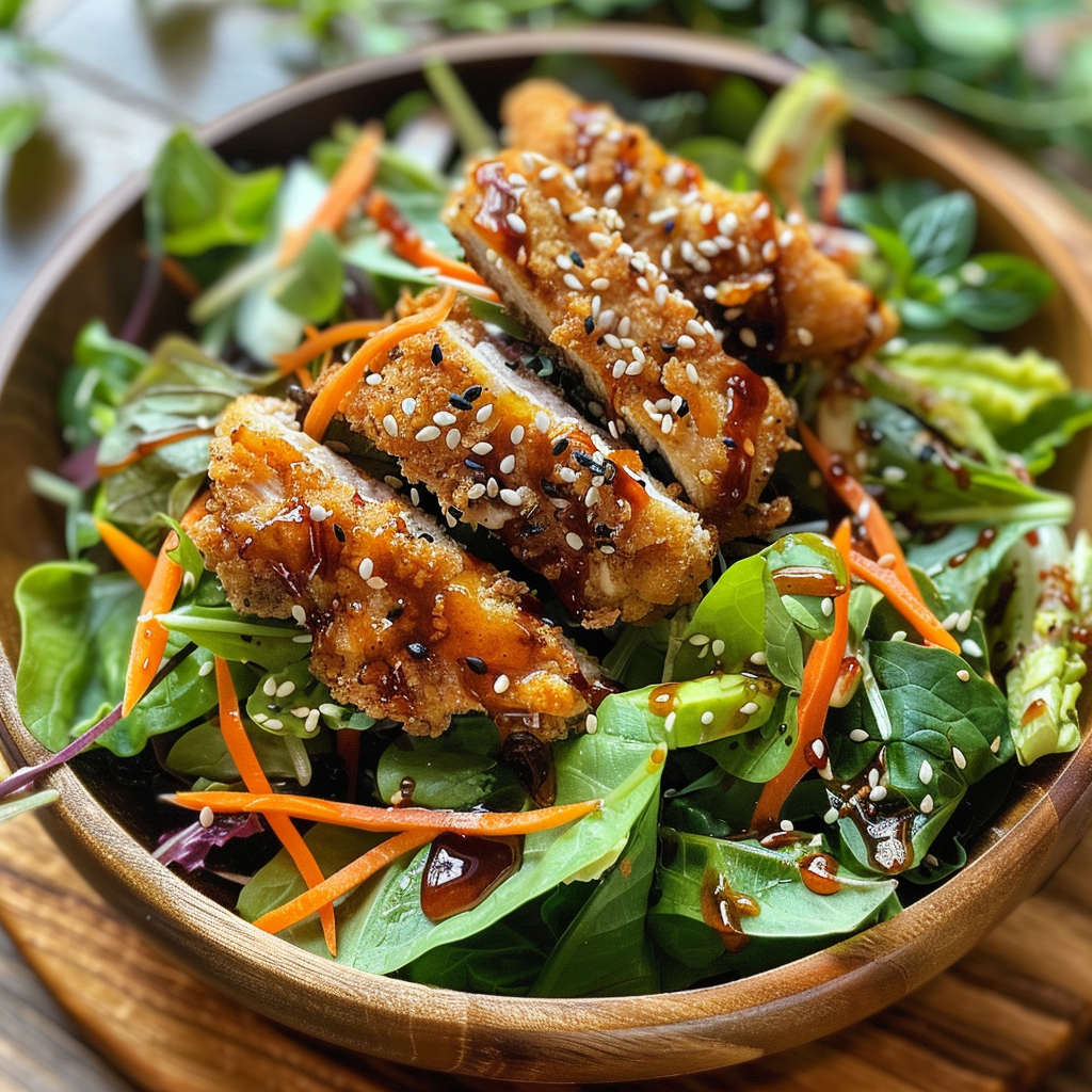 Asian Sesame Chicken Salad Recipe - Recipe Image