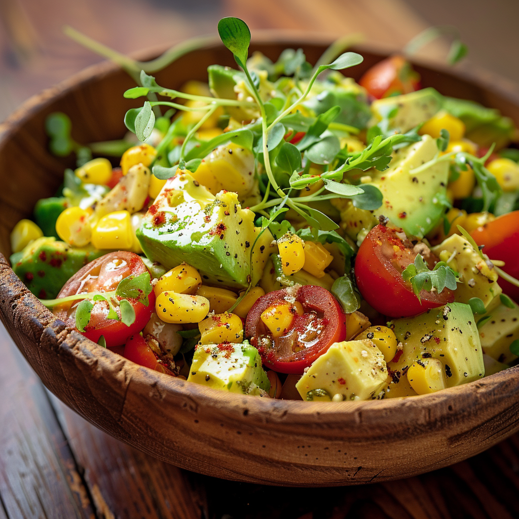 Creamy Avocado Corn Salad Recipe
