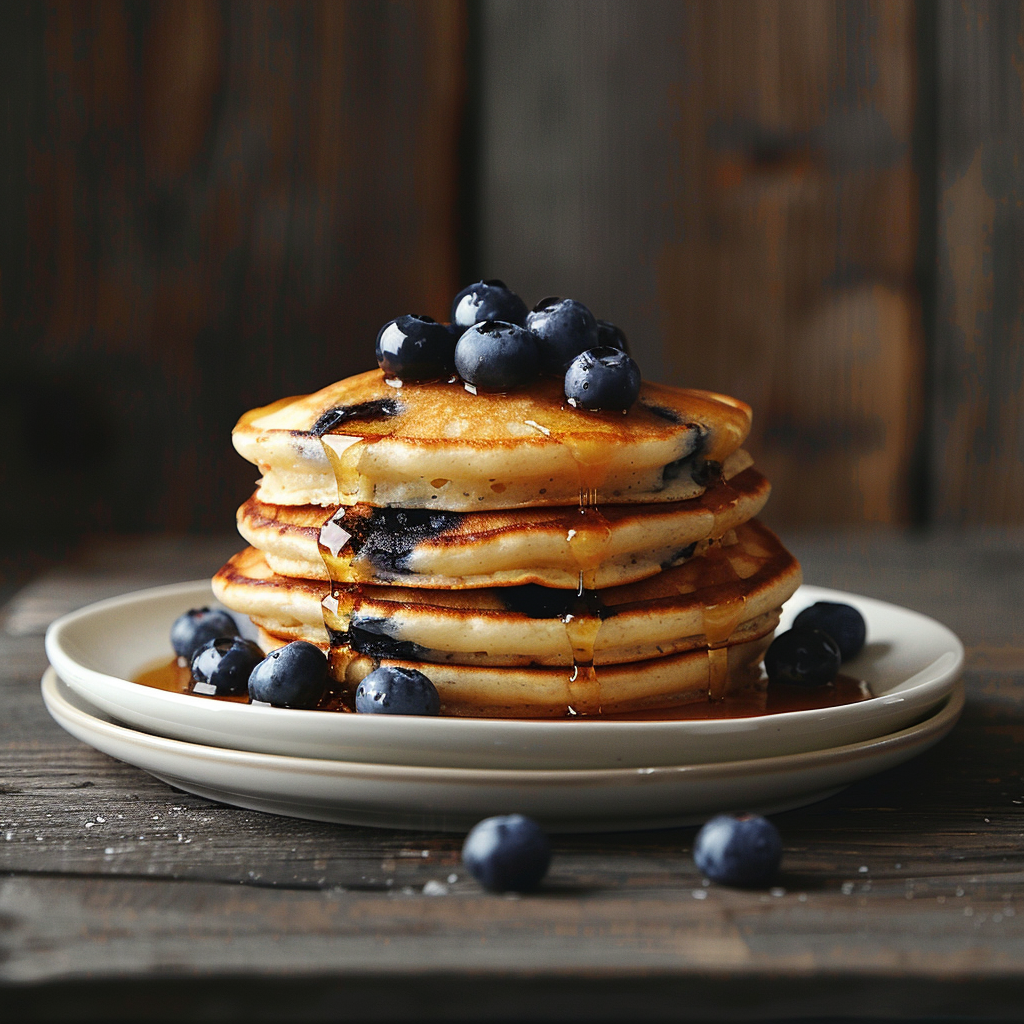 Blueberry Pancake Stack Recipe - Recipe Image
