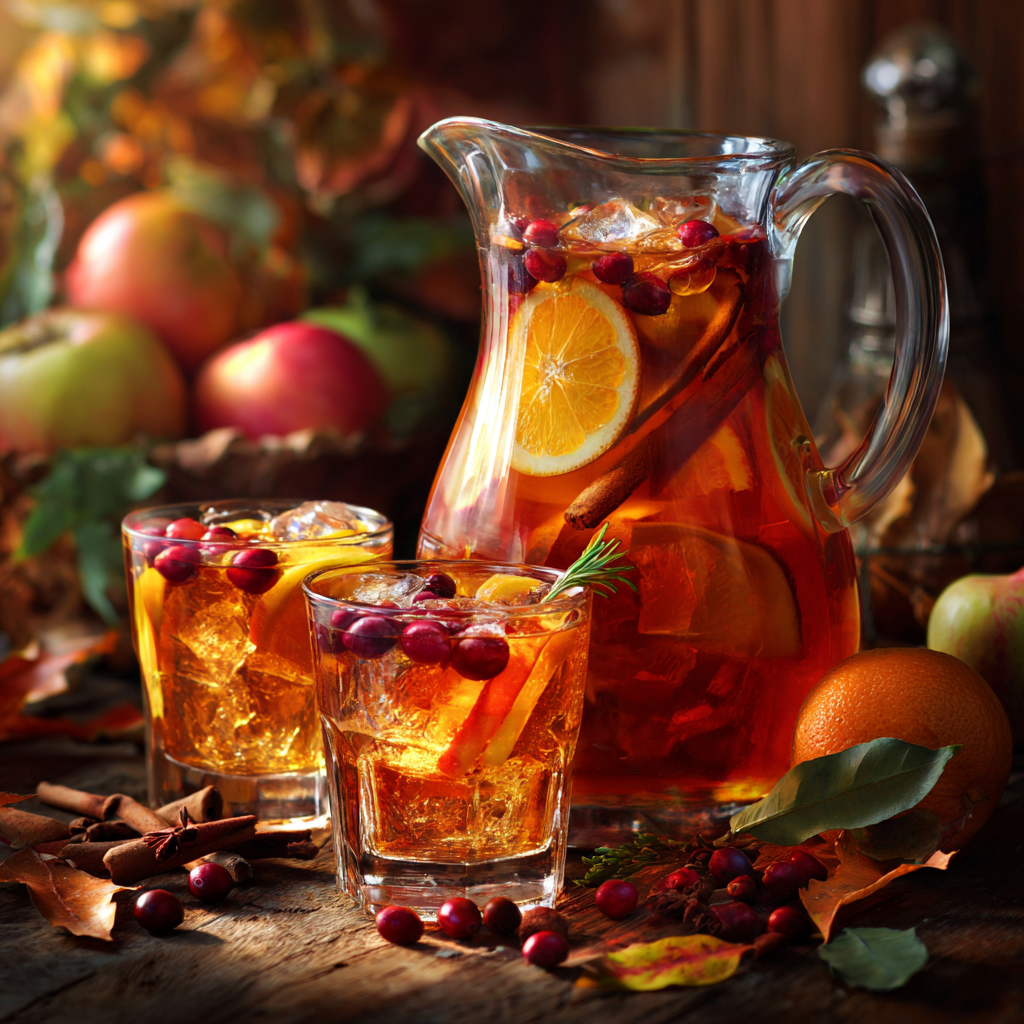 Sweet Tea Harvest Punch: A Refreshing Fall Delight Recipe - Recipe Image
