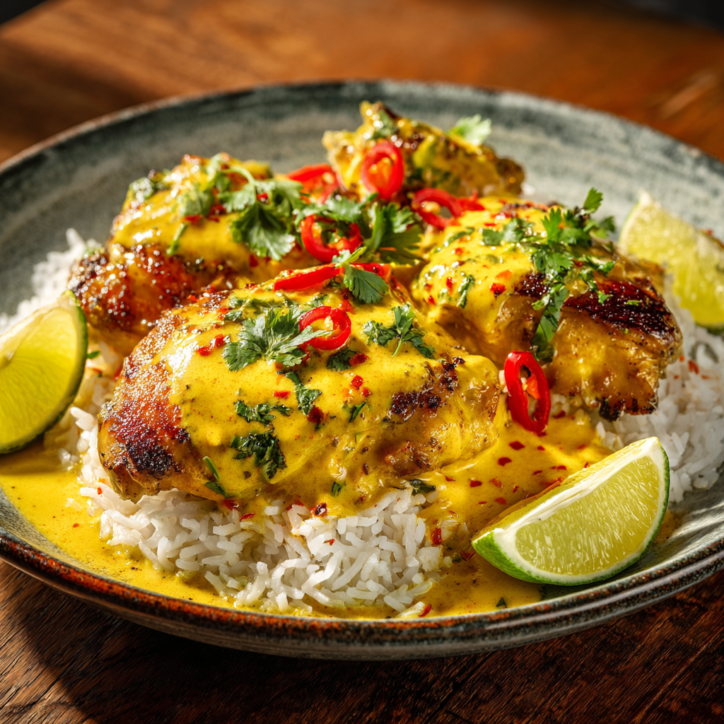 Churu Chicken Amarillo Spicy Peruvian Recipe - Recipe Image