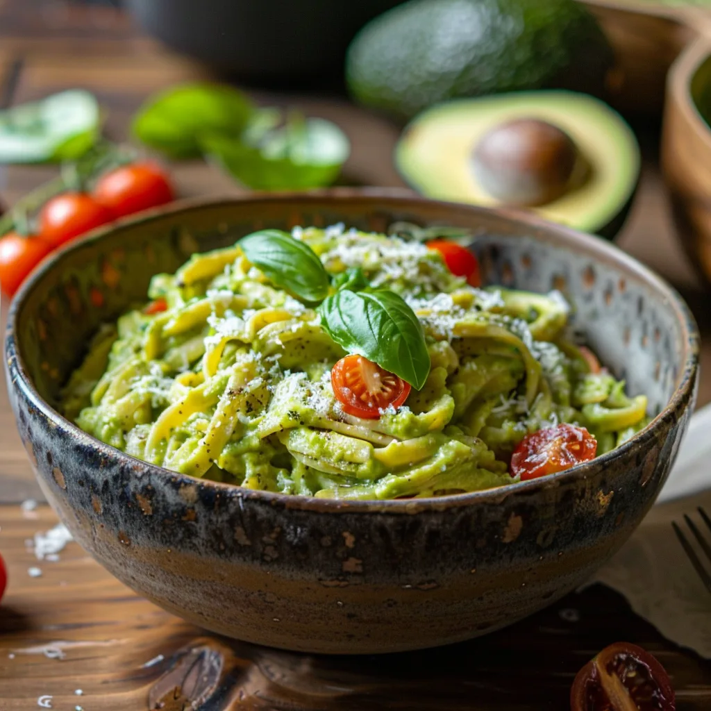 Creamy Avocado Pasta Recipe - Recipe Image