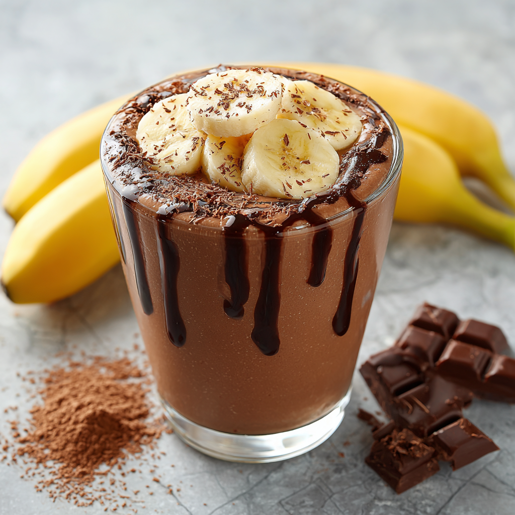 Chocolate Banana Smoothie Recipe - Recipe Image