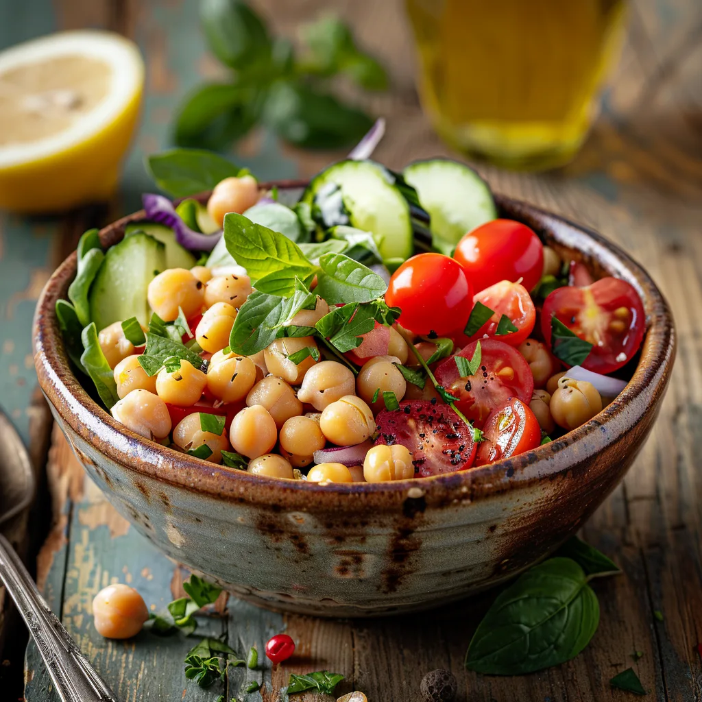 Lemon Herb Chickpea Bowl Recipe