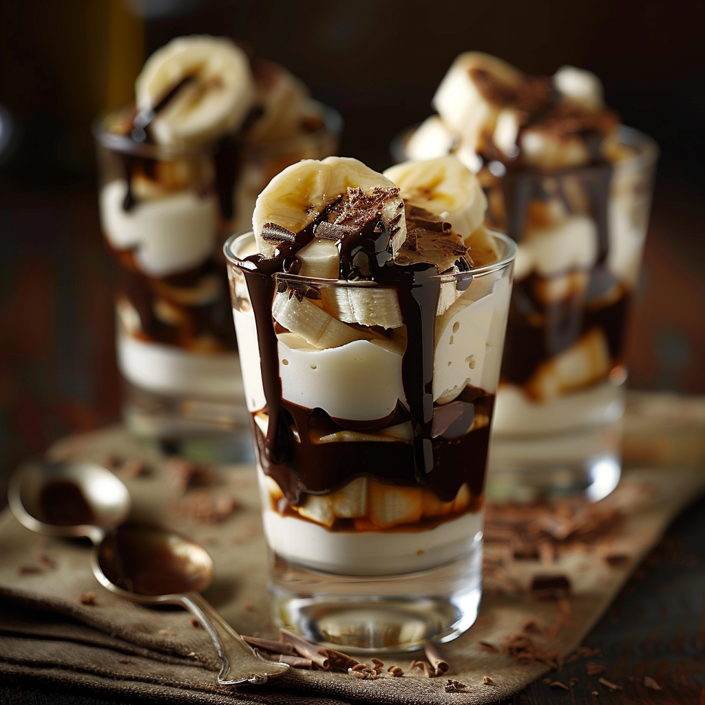 Chocolate Banana Dessert Cups Recipe - Recipe Image