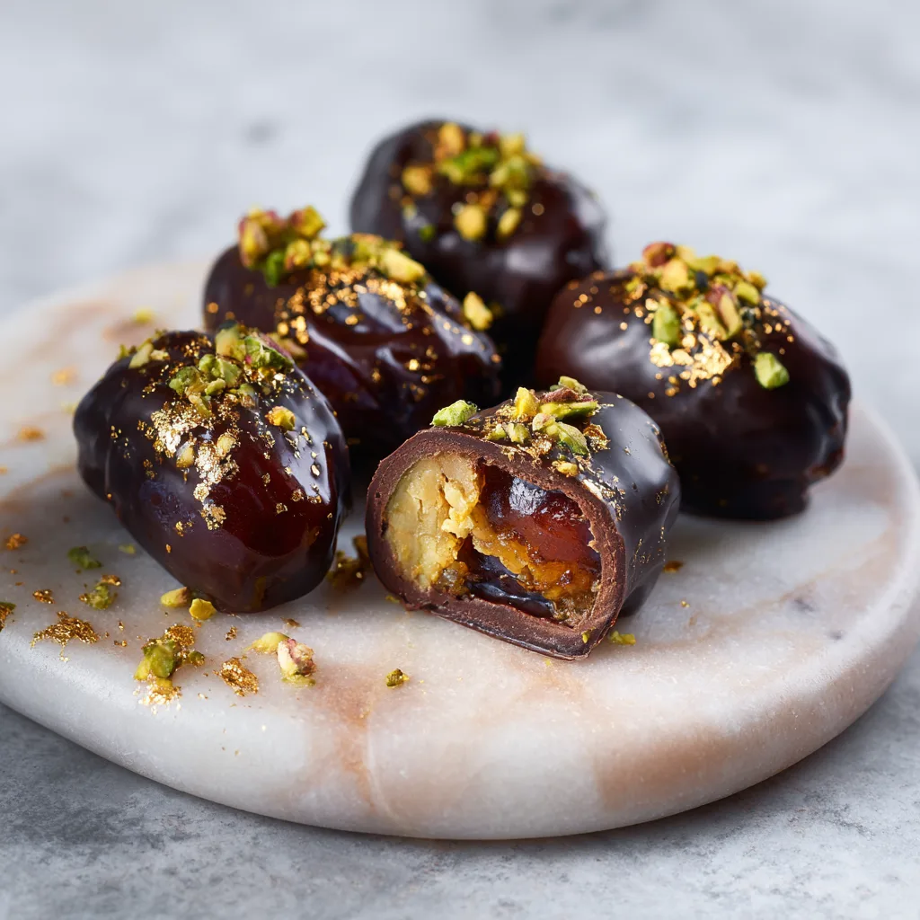 Chocolate Covered Dates Recipe - Recipe Image