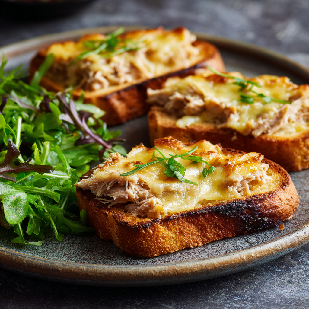 Tuna Cheese Melt Recipe - Recipe Image