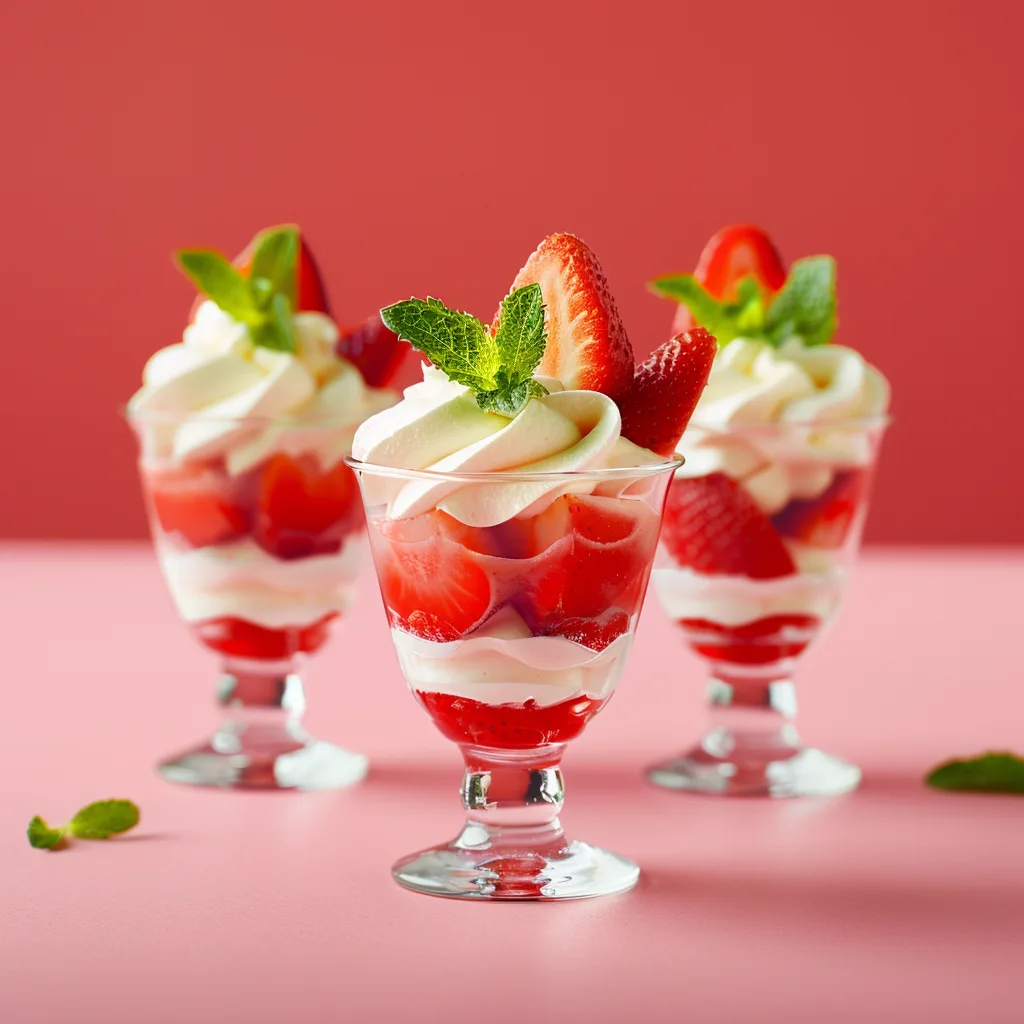 Strawberry Cream Cups Recipe - Recipe Image