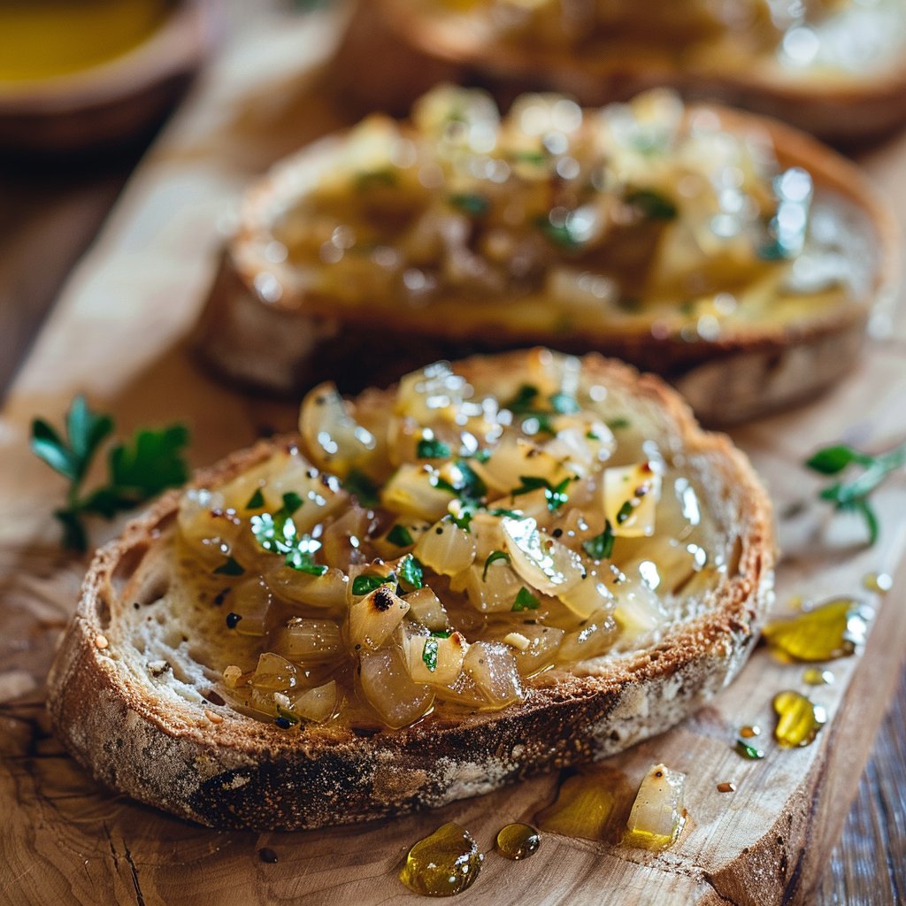 Garlic Confit Toast Recipe - Recipe Image