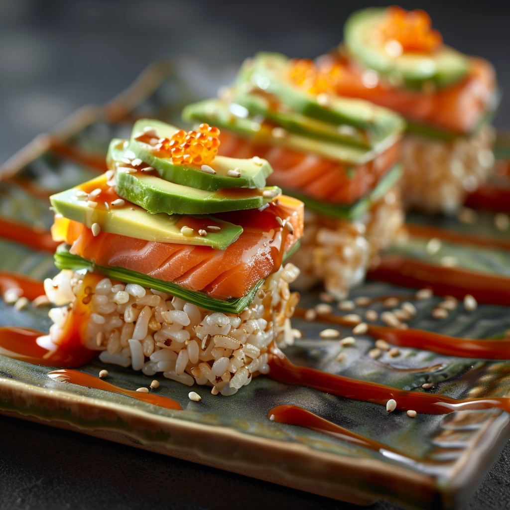 Crispy Rice Salmon Bites Recipe - Recipe Image