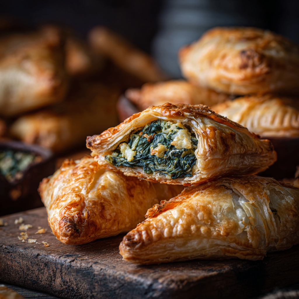 Mini Spinach Cheese Pies Recipe - Recipe Image