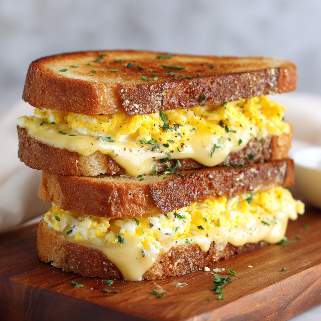 Egg Cheese Sandwich Recipe - Recipe Image