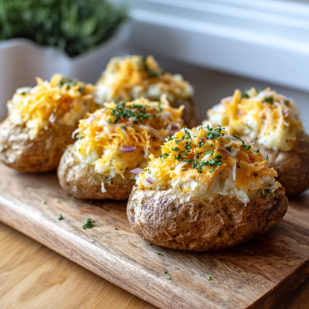 Cheese Stuffed Potatoes Recipe - Recipe Image