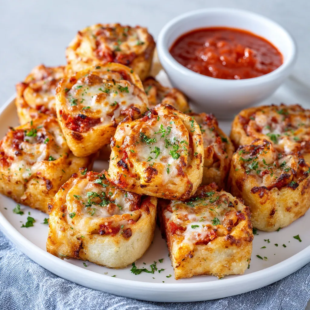 Mini Pizza Rolls Recipe 2 Mini Pizza Rolls Recipe - Recipe Image