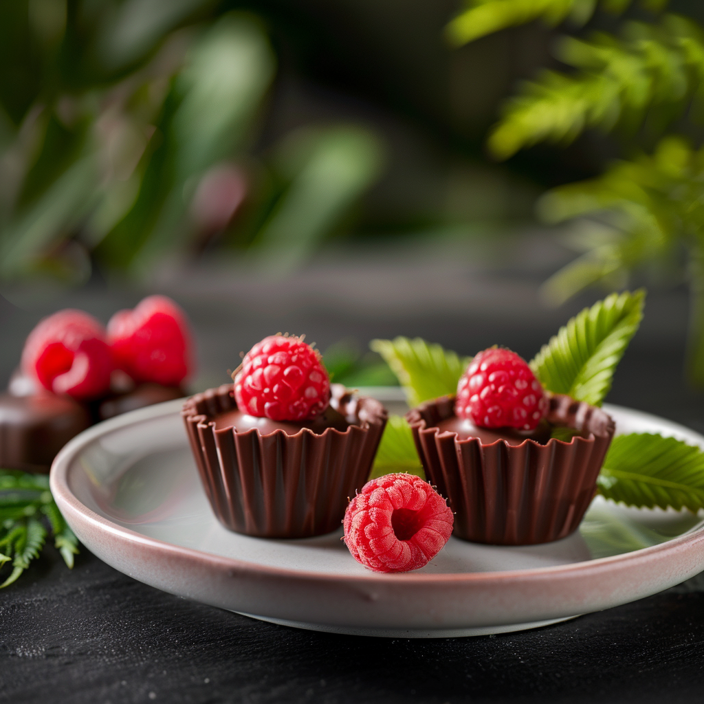 Raspberry Chocolate Cups ❤️ Recipe - Recipe Image