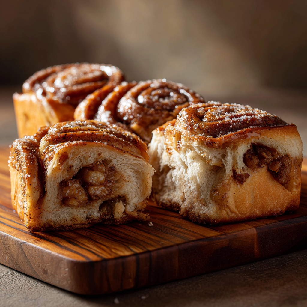 Vegan Apple Cinnamon Babka Rolls Recipe - Recipe Image