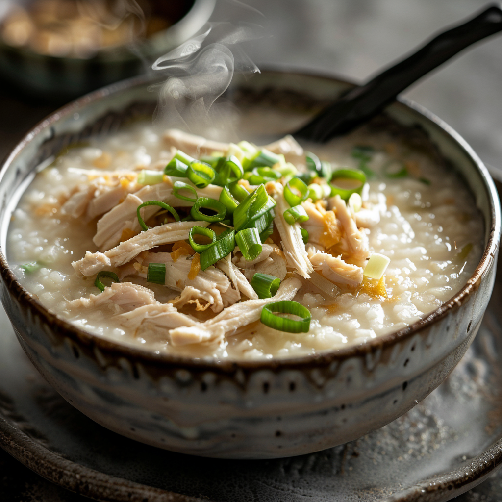 Easy Homemade Chicken Congee Recipe 3 Easy Homemade Chicken Congee Recipe - Recipe Image