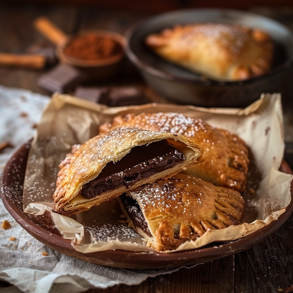 Easy Homemade Chocolate empanadas Recipe - Recipe Image