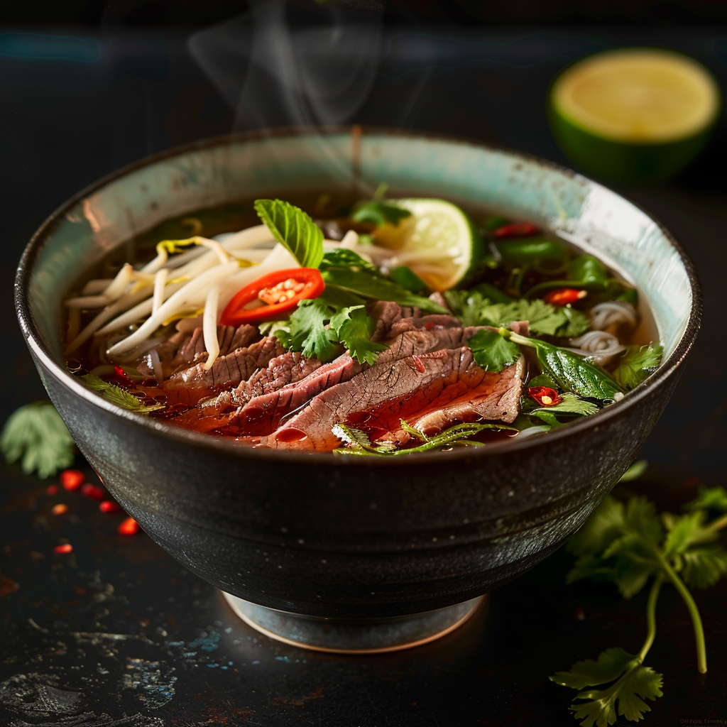 Easy Homemade Beef pho Recipe - Recipe Image