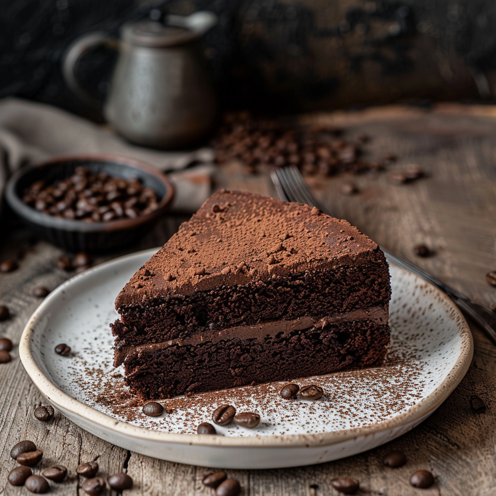 Dark Chocolate Espresso Cake Recipe - Recipe Image