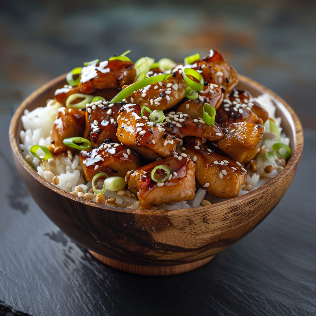 Teriyaki Chicken Rice Bowl Recipe - Recipe Image