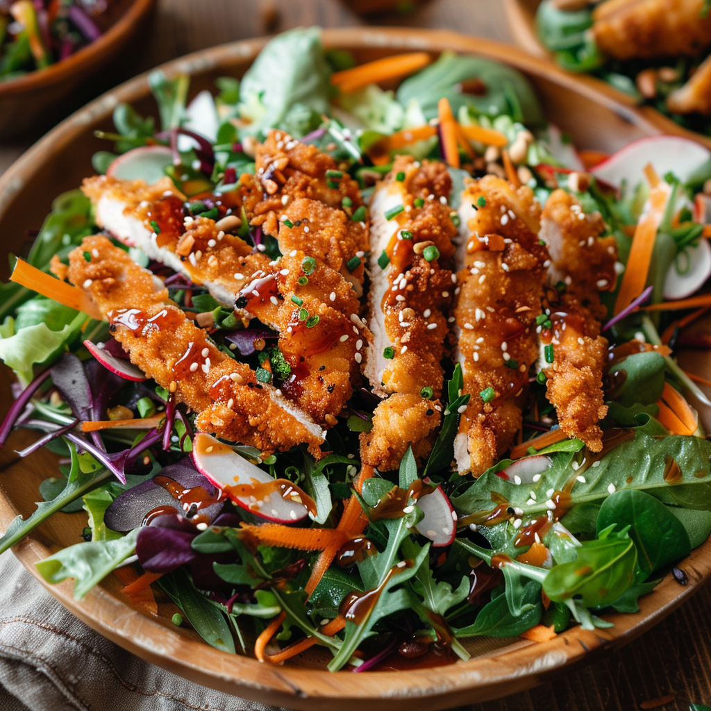 Asian Sesame Chicken Salad Recipe - Recipe Image