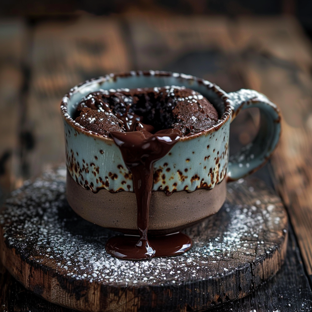 Chocolate Lava Mug Cake Recipe - Recipe Image