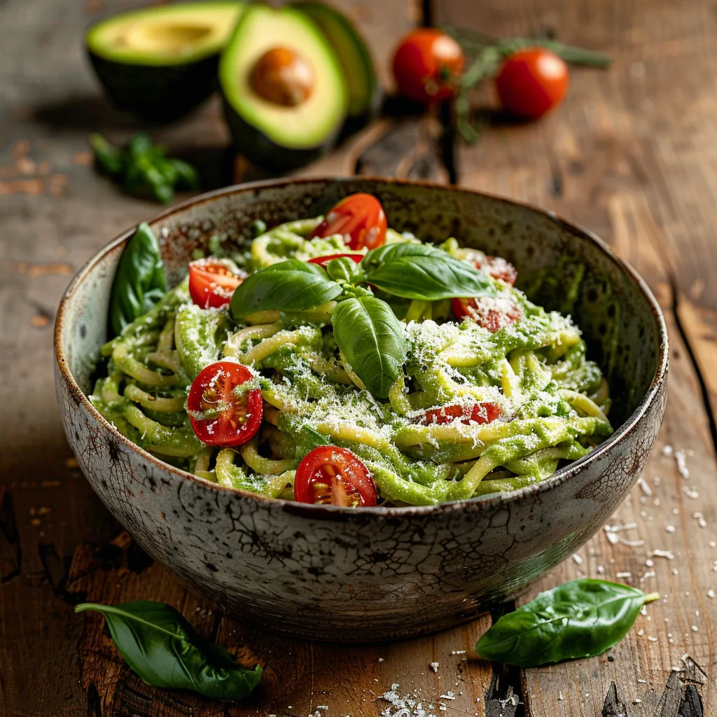 Creamy Avocado Pasta Recipe - Recipe Image