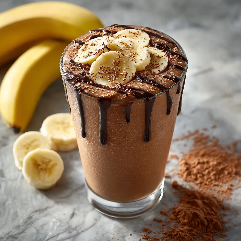 Chocolate Banana Smoothie Recipe - Recipe Image