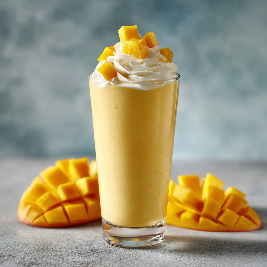 Mango Yogurt Smoothie Recipe 3 Mango Yogurt Smoothie Recipe - Recipe Image