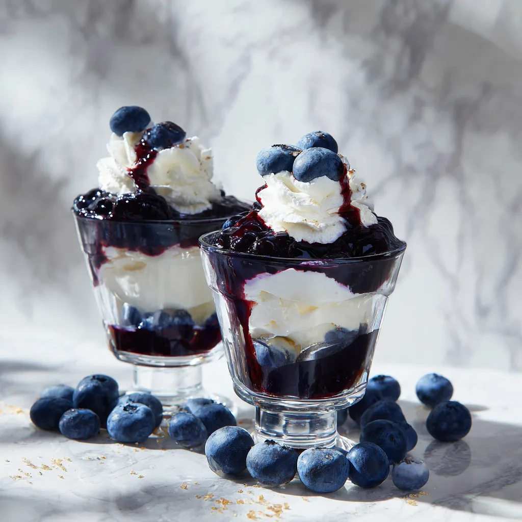 Blueberry Cream Dessert Cups Recipe - Recipe Image