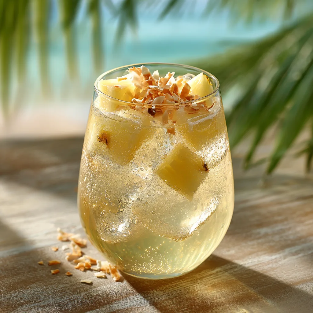 Pineapple Coconut Spritzer Recipe - Recipe Image