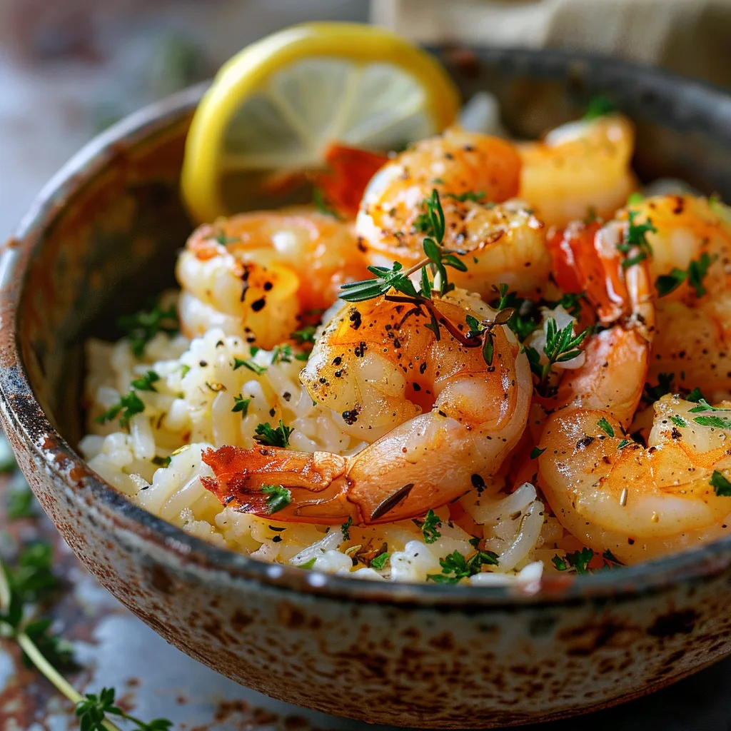 Garlic Lemon Shrimp Bowl Recipe 3 Garlic Lemon Shrimp Bowl Recipe - Recipe Image