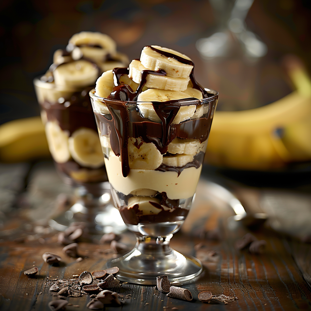 Chocolate Banana Dessert Cups Recipe - Recipe Image