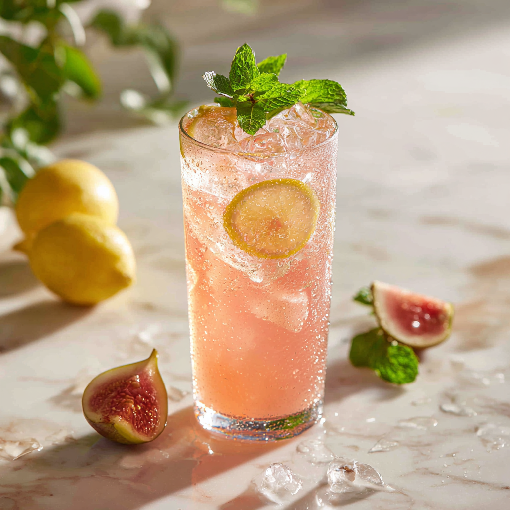 Iced Guava White Tea Lemonade Recipe - Recipe Image