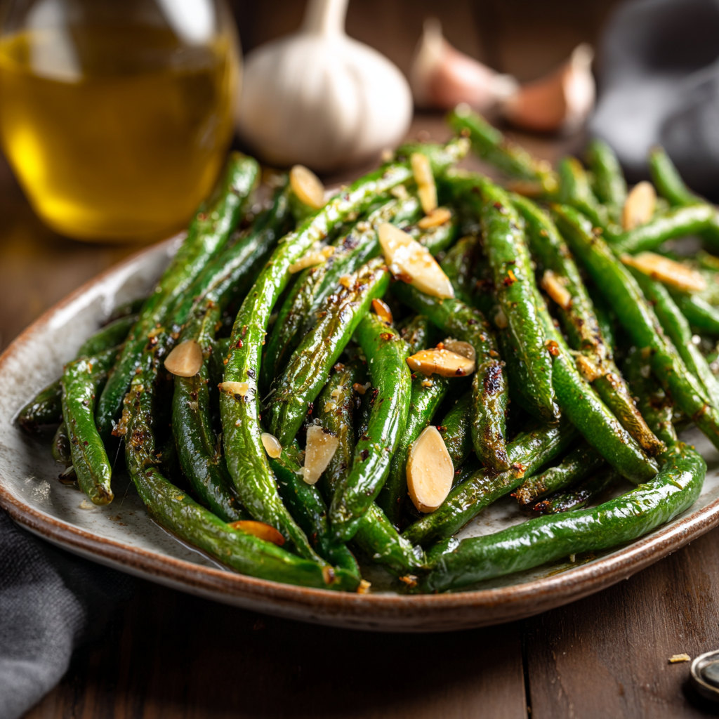 Roasted Frozen Green Beans Recipe - Recipe Image