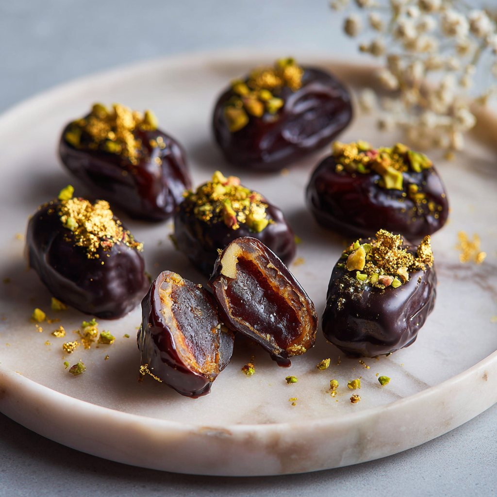 Chocolate Covered Dates Recipe - Recipe Image