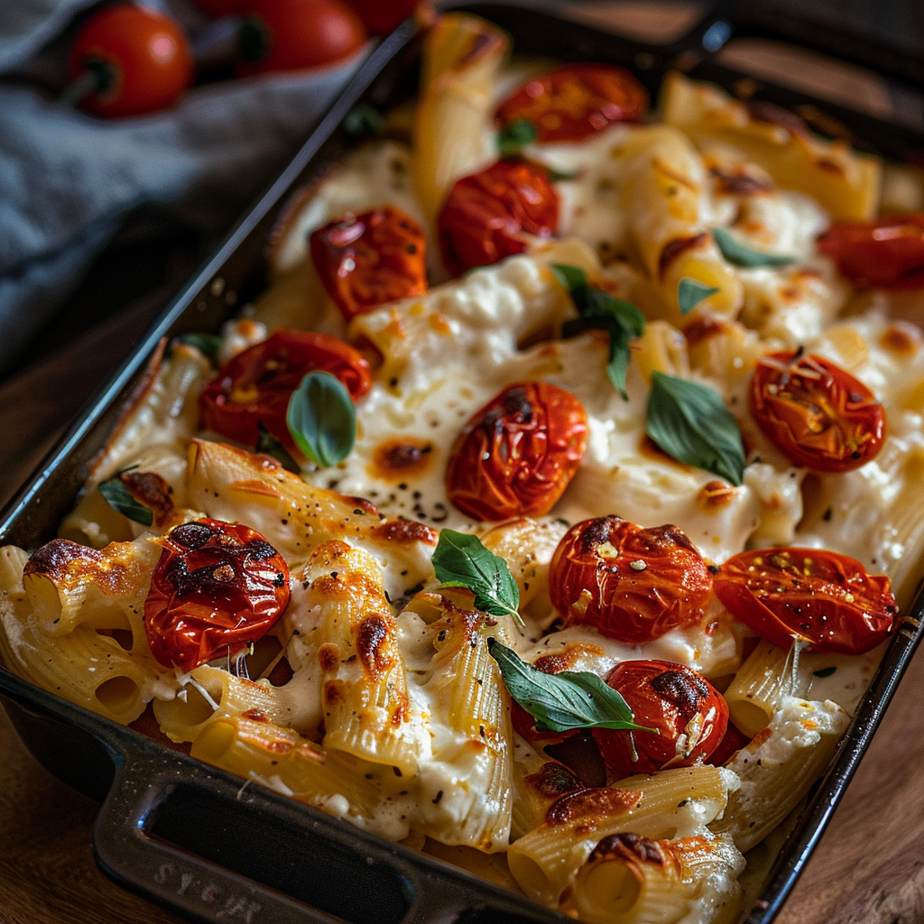 Baked Feta Pasta Recipe - Recipe Image