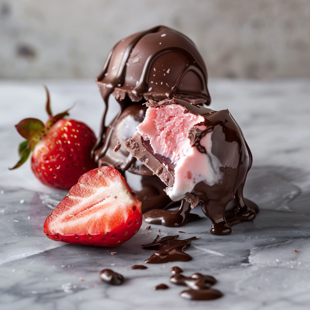 Chocolate Strawberry Yogurt Clusters Recipe - Recipe Image