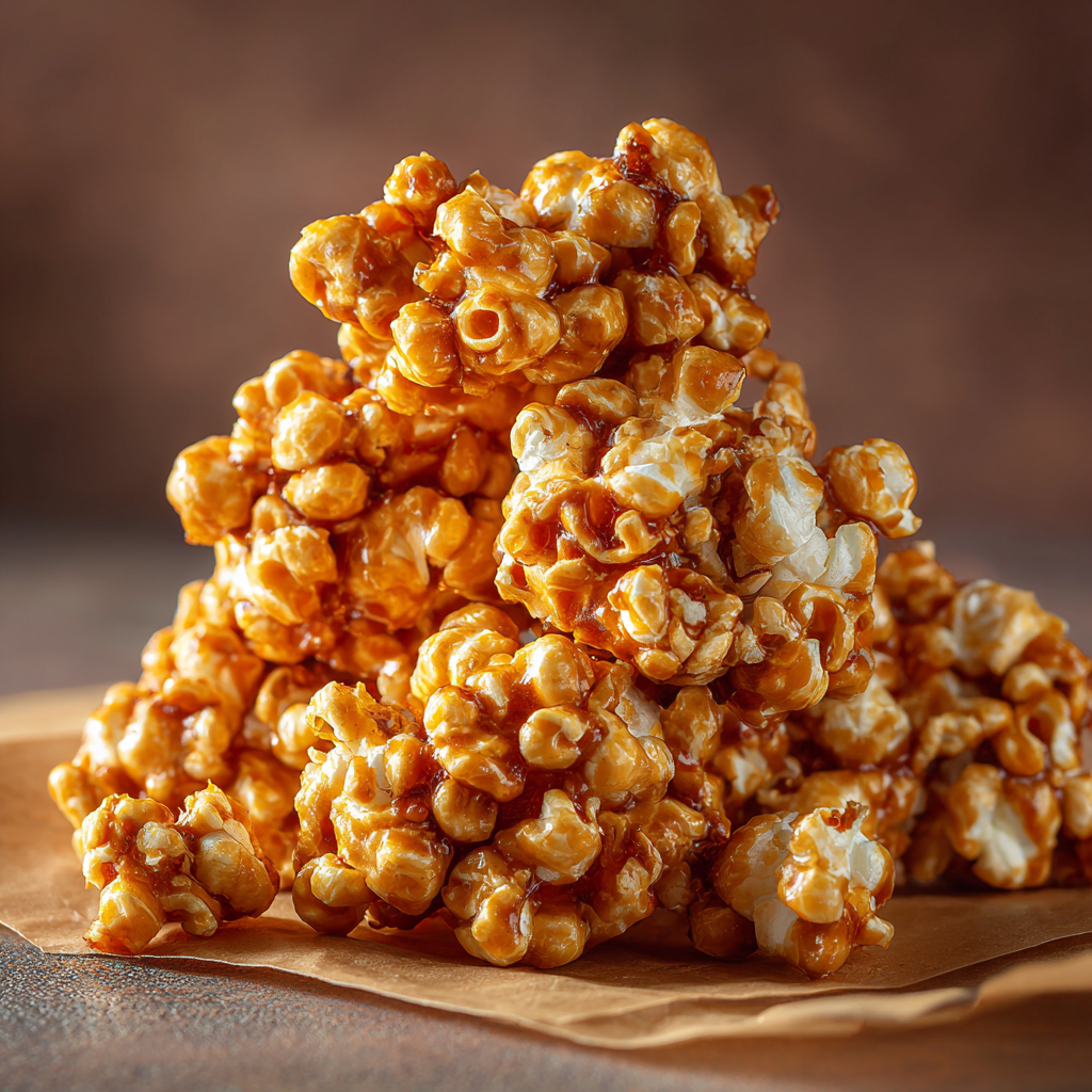 Caramel Popcorn Bites Recipe - Recipe Image
