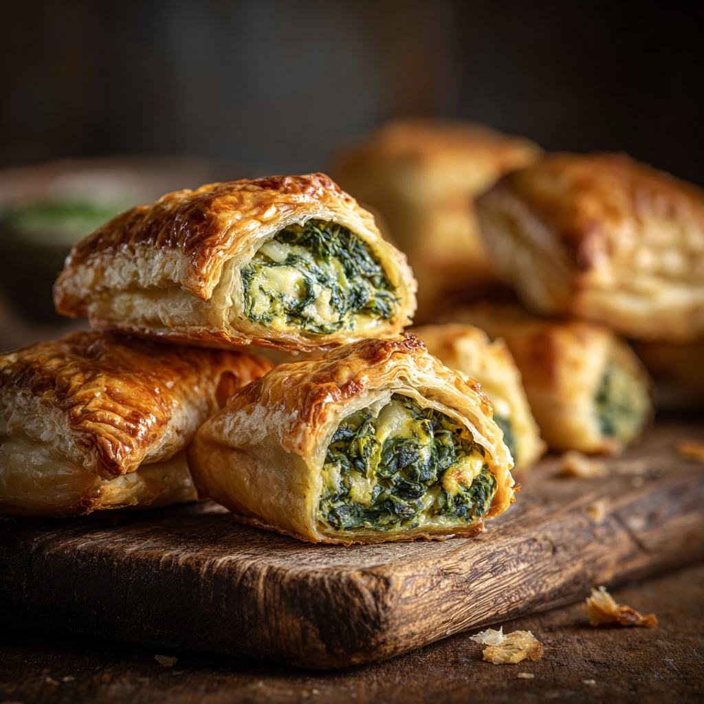 Mini Spinach Cheese Pies Recipe - Recipe Image