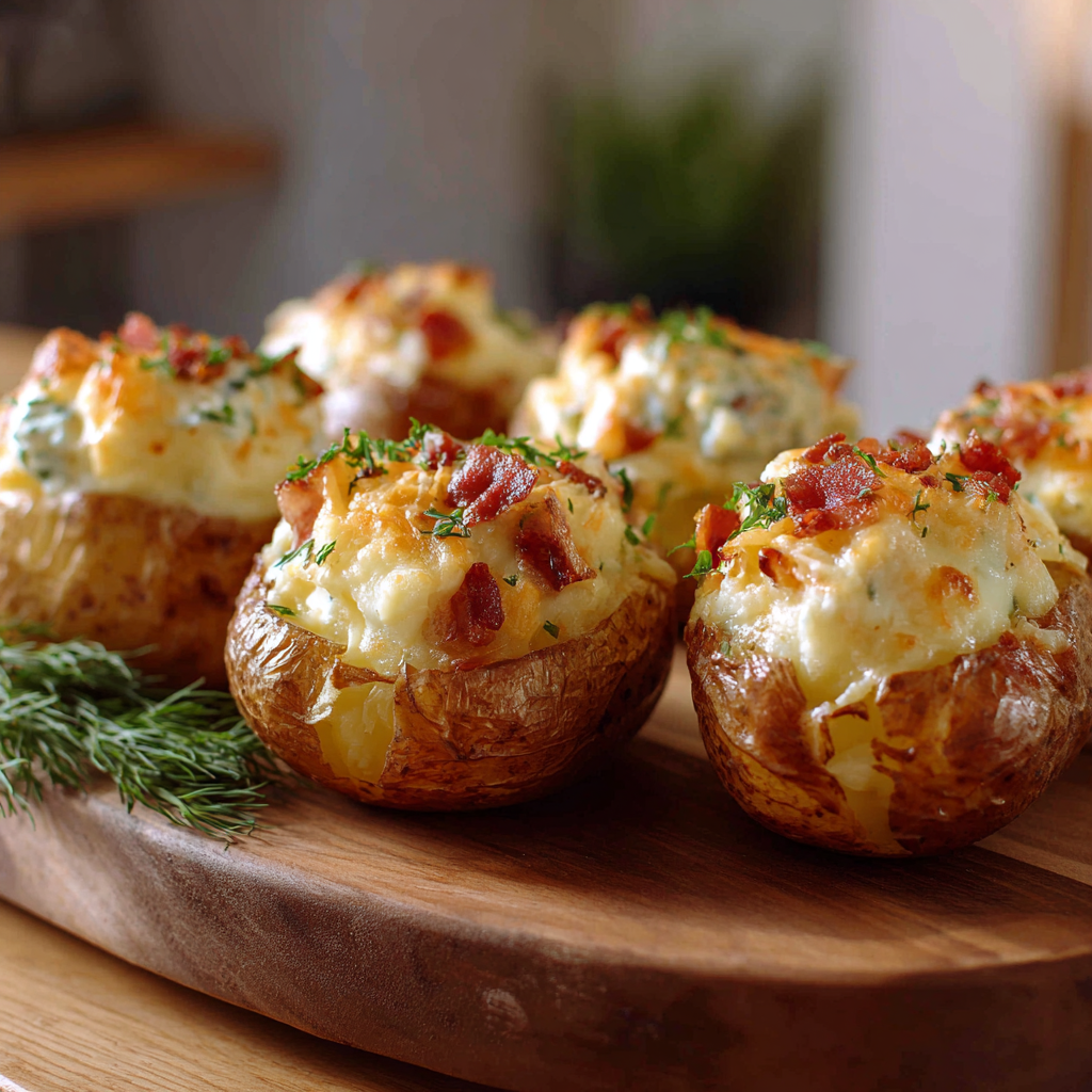 Cheese Stuffed Potatoes Recipe - Recipe Image