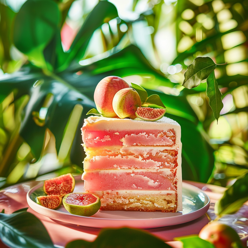 Decadent Hawaiian Guava Cake: A Slice of Paradise Recipe - Recipe Image